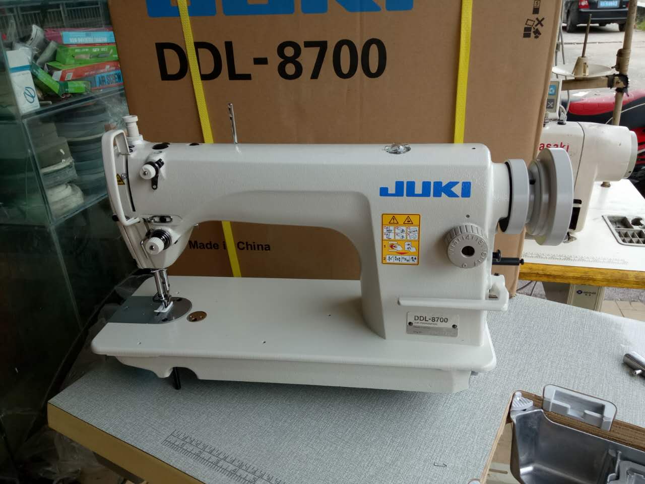 juki重机普通平缝机ddl8700工业缝纫机全新整套缝纫好帮手